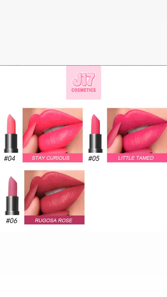 Matte lipstick trio