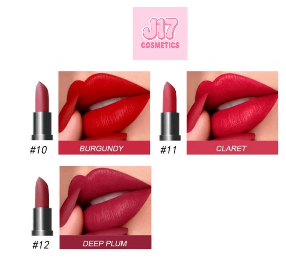 Matte lipstick trio